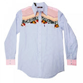 Mens Long sleeve Shirt Blue