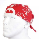 Red Printed Bandana