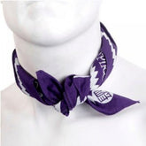 Printed Purple Bandana