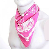 Fuschia Printed bandana