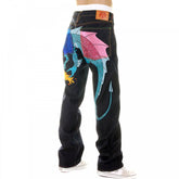 Hungry Dragon Royal Sky pink denim Jean