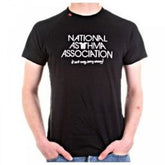 National Asthma Association Black T Shirt