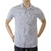 Genuine and Rare Mens Short Sleeve Floral Print Shirt