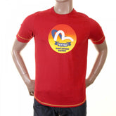 Authentic and Rare Red T-Shirt with SUN DRIED DENIM Logo