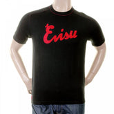 Knitted Black logo T shirt for men