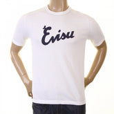 Knitted White Logo T shirt for men