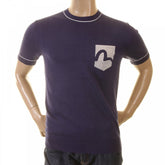 Ink Blue Logo Pocket printed T shirt for Men