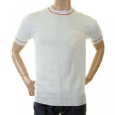 Sky Blue Logo Pocket printed T shirt for Men