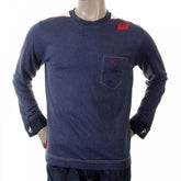 Ink Blue Denim Cuff T shirt