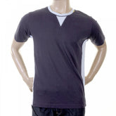 Ink Blue Rare panelled maniac t shirt