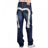 Dark Stonewash Jeans with Silver Diacock