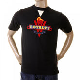 Black Genuine Rare Royalty Logo T Shirt