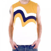 Triple colour logo t shirt