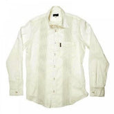 Off White Regular Fit Long Sleeve Shirt