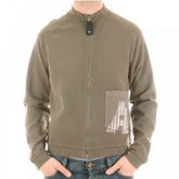 Long Sleeve printed slim fit zipped sweatshirt