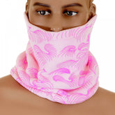 Reversible Head Warmer - Light pink neck warmer snood