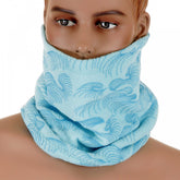 Reversible Head Warmer - Sky Blue Neck Warmer Snood