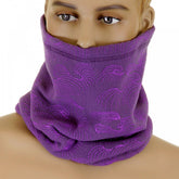 Reversible Head Warmer - Purple neck warmer snood