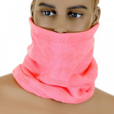 Reversible Head Warmer - Pink Neck Warmer Snood