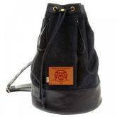 Mens/Unisex Denim with Leather Duffle Bag