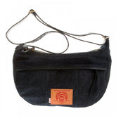 Mens/Unisex Denim with Leather Shoulder Bag
