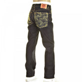 Slimmer Cut Mens Super Exclusive Design Dark Indigo Raw Denim Jean