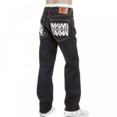 Exclusive Design Dark Indigo Slim Cut Raw Denim Jeans