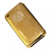 Gold Covered Aluminium IPHONE 3 Case with Slider