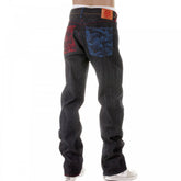 Vintage Cut Dark Indigo Selvedge Raw Denim Mens Jeans