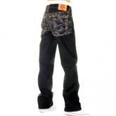 Mens Super Exclusive Design Dark Indigo Raw Denim Jeans