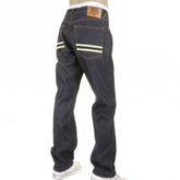 Mens Slim Fit Dark Indigo Selvedge Raw Denim Jeans