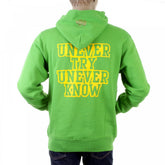 Mens Lime Green Overhead Large Fitting Sweat Shirt