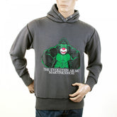 Mens Slate Grey Over Head Large Fitting Hoody Sweatshirt