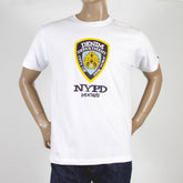 White Crew Neck Short Sleeve Regular Fit T-shirt for Men