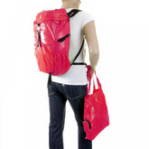 Unisex Pink Lightweight Nylon Backpack