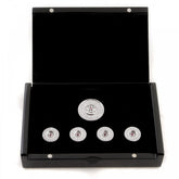 Custom Made Diamond and Ruby 5 Button Set