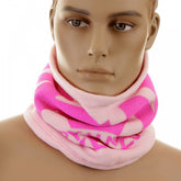 Mens Light Pink Reversible Neck Warmer Snood