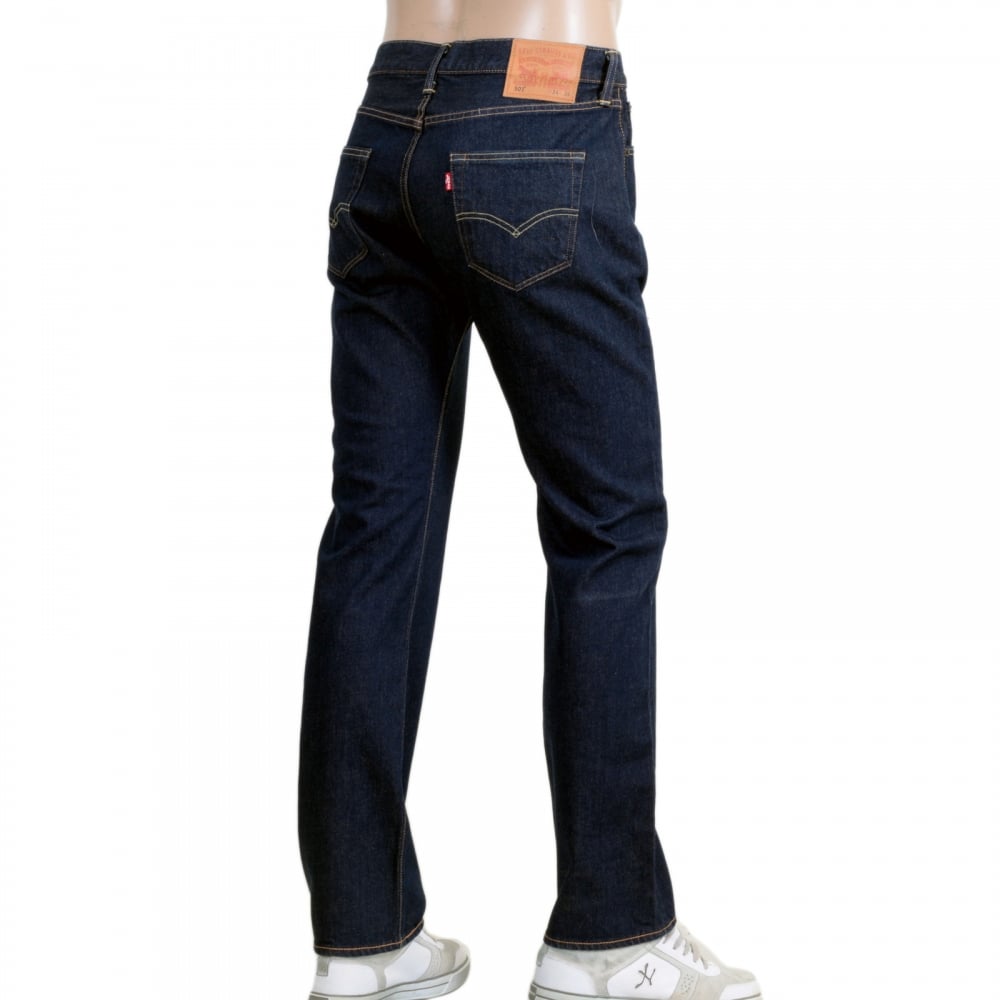 Mens Original Fit 501 Noten Regular Waist Straight Leg Button Fly Dark Indigo Denim Jeans by Levis Mens Original Fit 501 Noten Regular Waist Straight Leg Button Fly Dark Indigo Denim Jeans by Levis