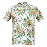 Sun Surf Off White Rayon Short Sleeve SS37774 Regular Fit Mens Hawaiian Shirt with Dreams and Pineapples Print
