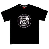 Crew Neck Regular Fit T-Shirt with Printed Silver Logo