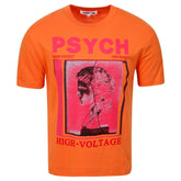Mens Psych High Voltage Burnt Orange T Shirt