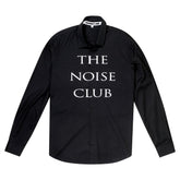 Mens Psych Over Print Long Sleeve Black Shirt