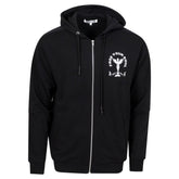 Mens Black Angel Zipped Hoody