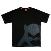 Brand Monkey Printed Regular Fit Short Sleeve Crewneck Black T-Shirt