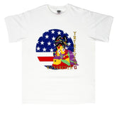 White Crew Neck Regular Fit T-shirt with Short Sleeves