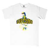 Cotton White Crew Neck Short Sleeve Regular Fit T-Shirt