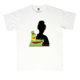 Knifemen White Short Sleeve Crew Neck Regular Fit T-Shirt