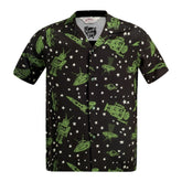 Space Rockets Vince Ray Star of Hollywood Black Hawaiian Shirt SoH9044
