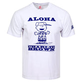 White Sun Surf x Charlie Brown Aloha White T Shirt SURF11079
