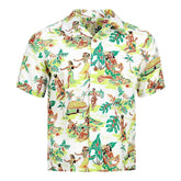 Sun Surf Mens Luau Off White Hawaiian Shirt SURF10084